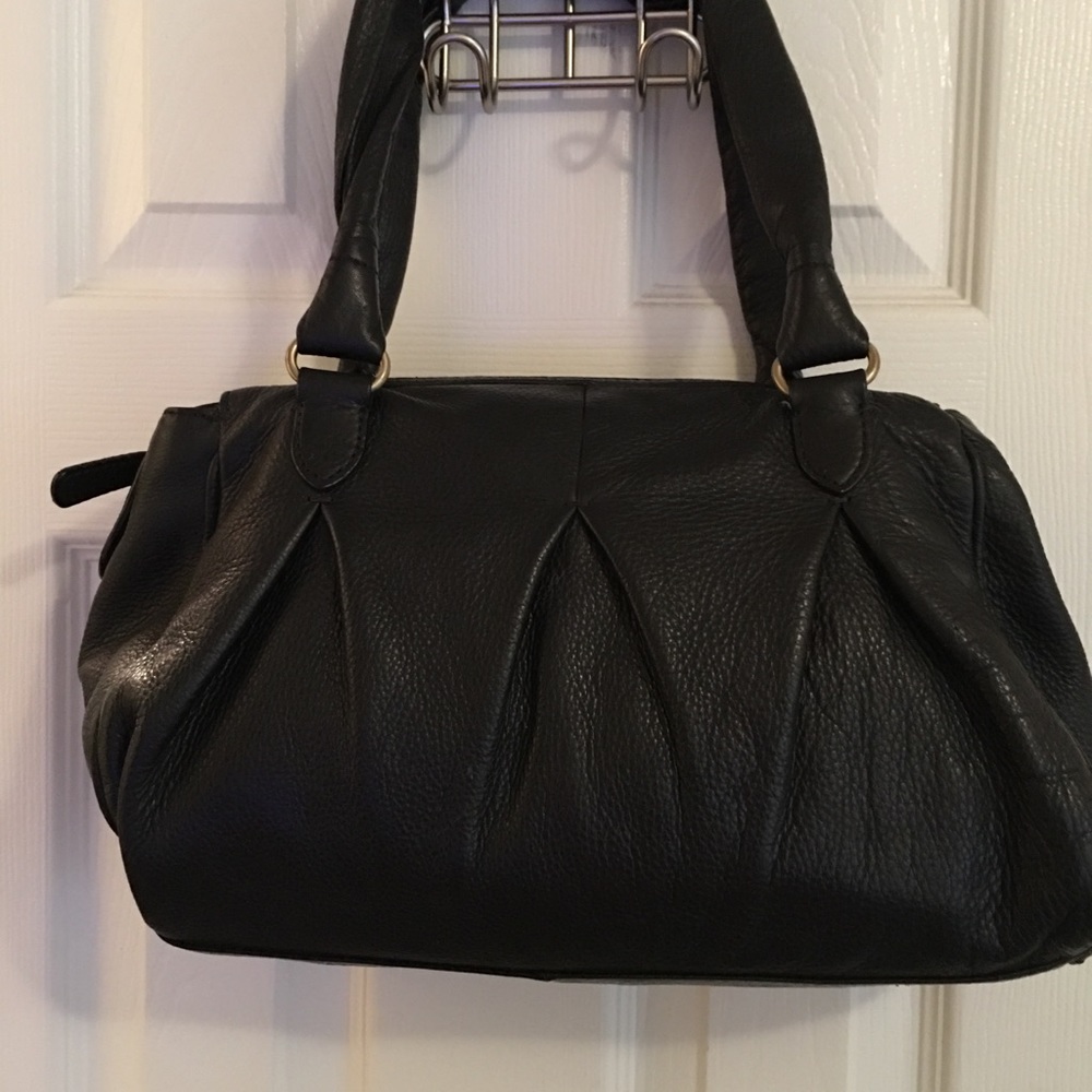 Cole Haan Twisted Handle Leather Purse